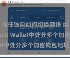 信任钱包如何切换网络 如安在Trust Wallet中处分多个加密钱包地址？